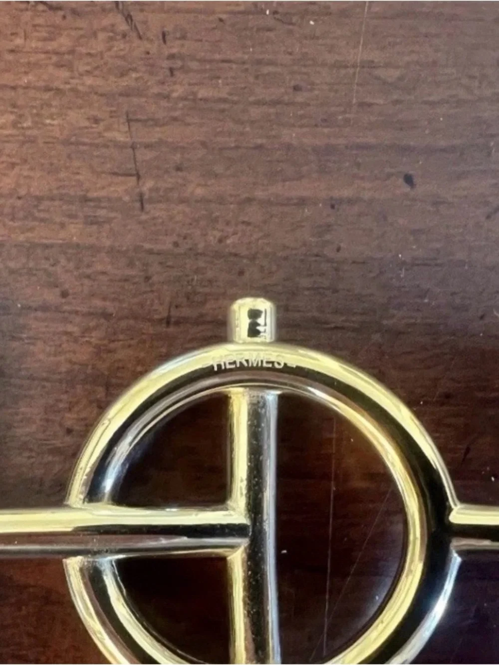 Hermes Ulysse Gold Belt Buckle  38mm w/ Dust Bag - Picture 4 of 5